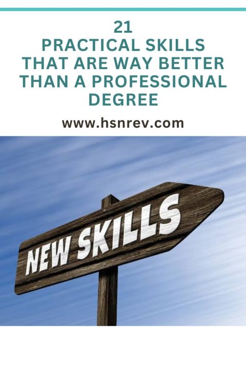 Practical skills that are way better than a Professional degree Visit site