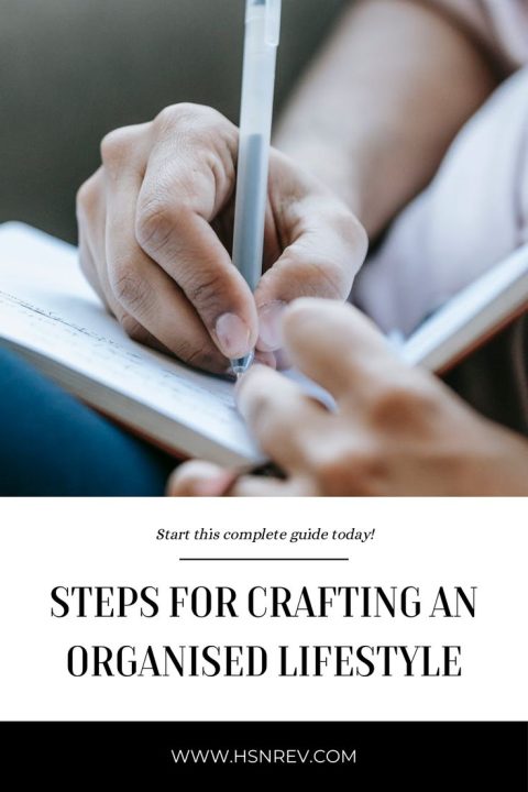 Steps for Crafting an Organized Lifestyle